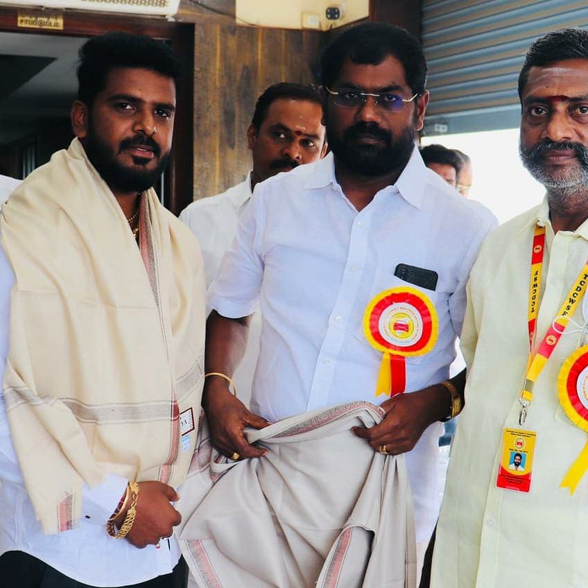 Dr. M. Sunil Kumar as District Secretary of Krishnagiri District Four Wheelers Consultant Welfare Association 1